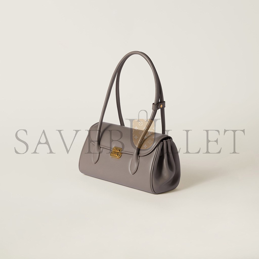 MIU MIU LEATHER SHOULDER BAG 5BD265 (28*16*8cm)